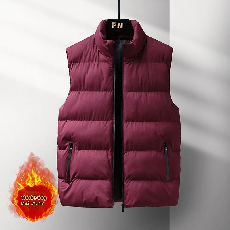 Korean Style Trendy Slim Fit Warm Vest Jacket