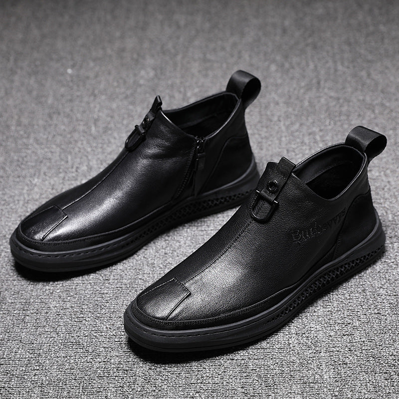 Men's casual leather shoes