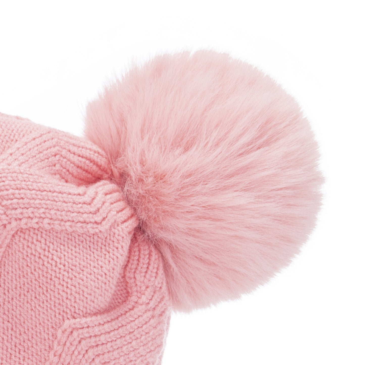 Ladies Winter Woolen Caps Solid Color Single Ball Core-spun