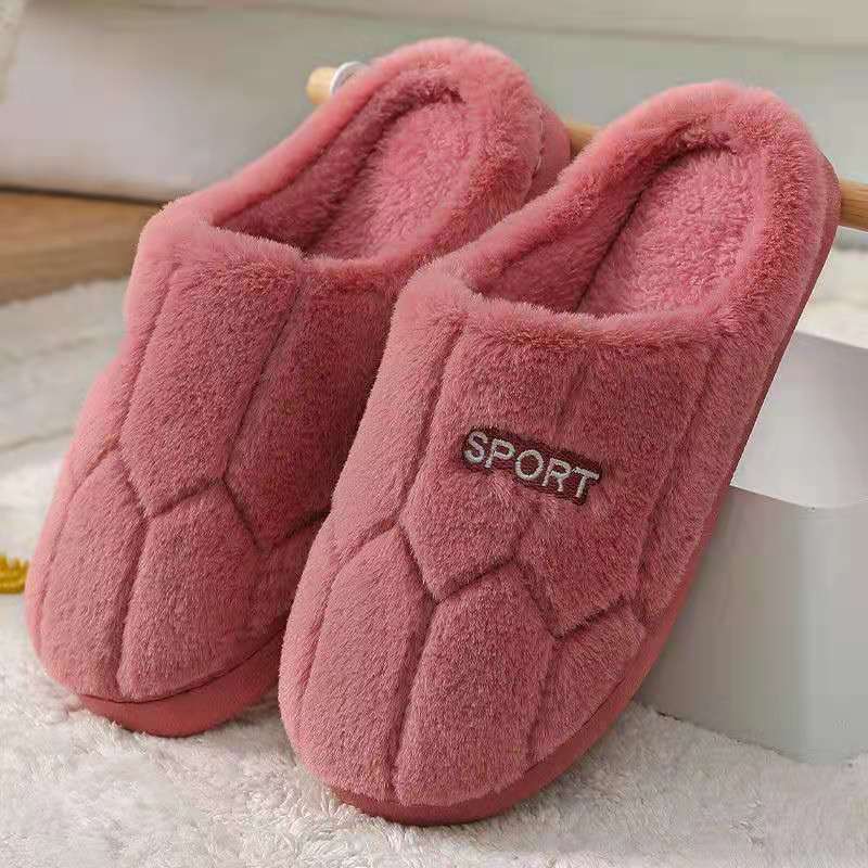 Non-slip Plus Velvet Cotton Slippers