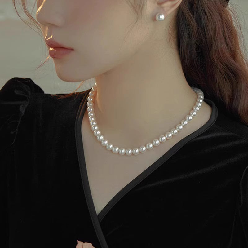 Australian White Pearl Collarbone Chain