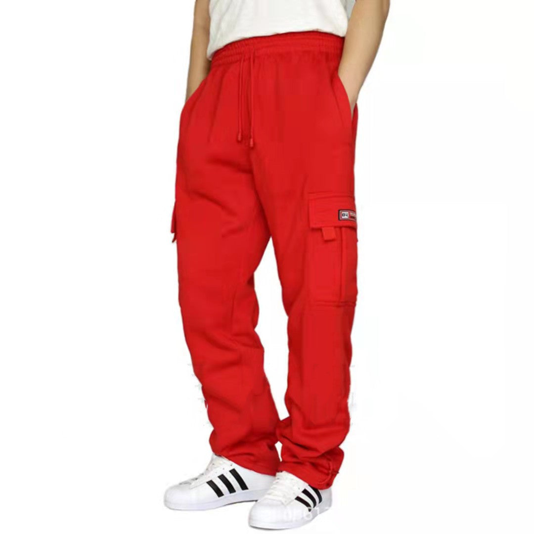 Men Pants Sweatpants Stretch Elastic Waist Jogger Sports Pants Drawstring Trousers Fashion Mens Clothing