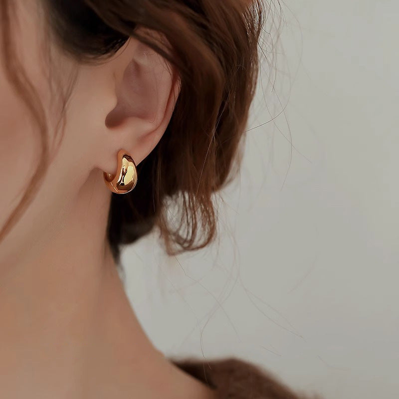 French Gold Ear Ring New Niche Design Fashionable Earrings