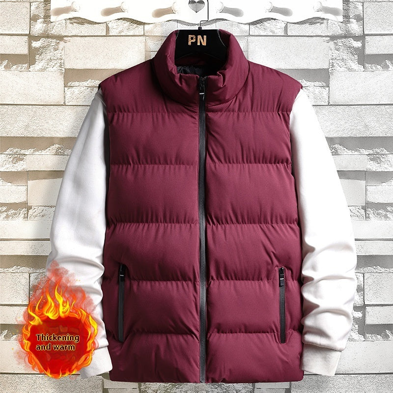 Korean Style Trendy Slim Fit Warm Vest Jacket