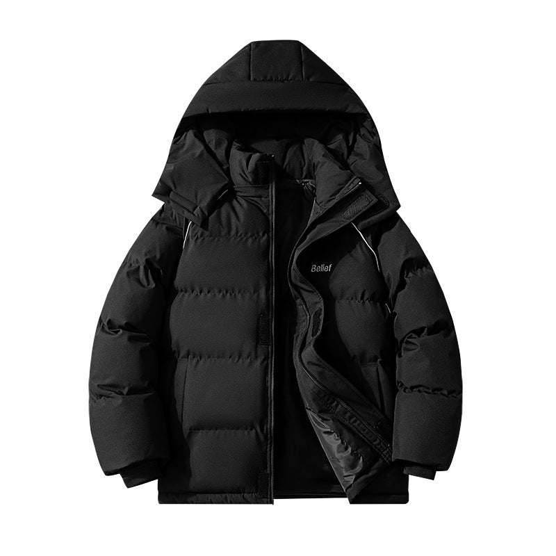 Warm Waterproof Fake Two-piece Cotton-padded Jacket