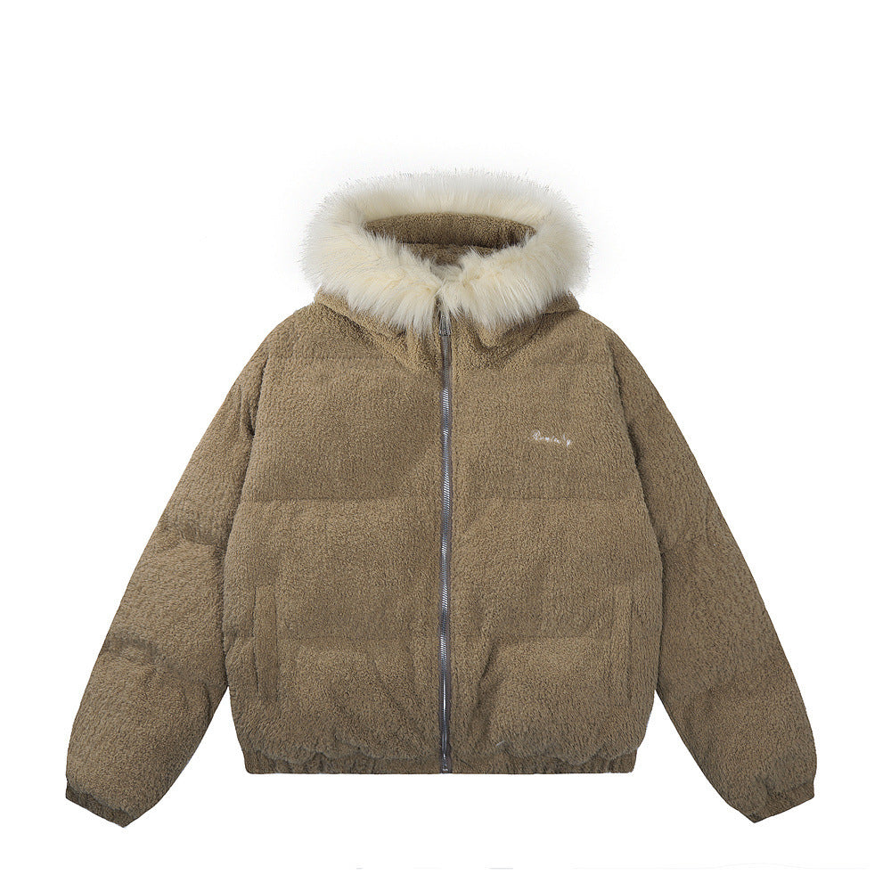 Warm And Loose All-matching Short Cotton-padded Coat