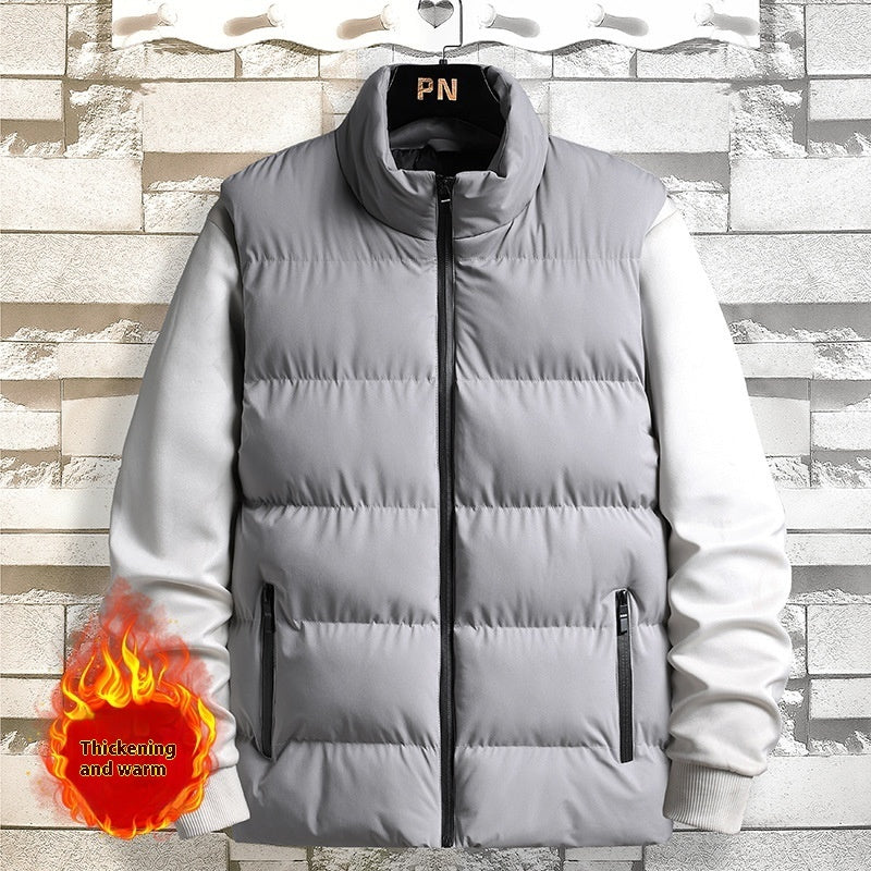 Korean Style Trendy Slim Fit Warm Vest Jacket