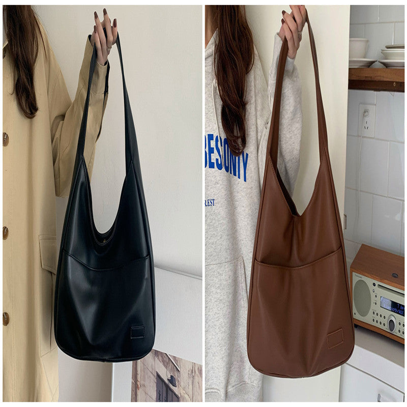 Fashion Tote Bag Large Capacity Casual Shoulder Bag Women's Commuting Handbag College Student