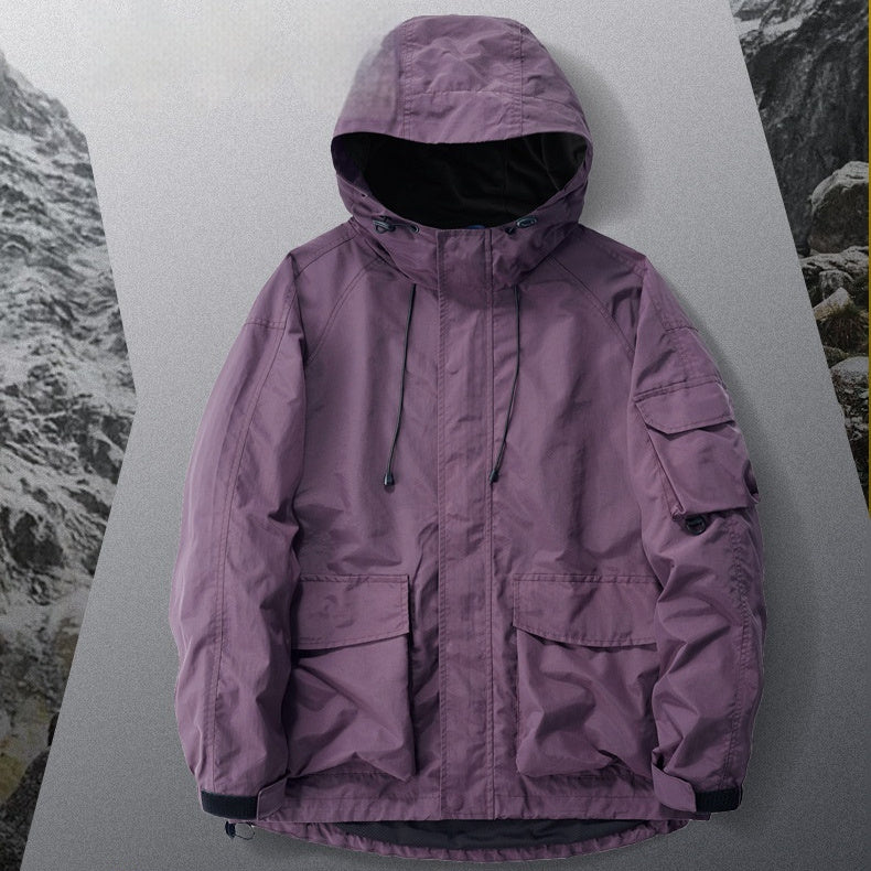 Spring And Autumn Waterproof Wind-resist Tool Shell Jacket