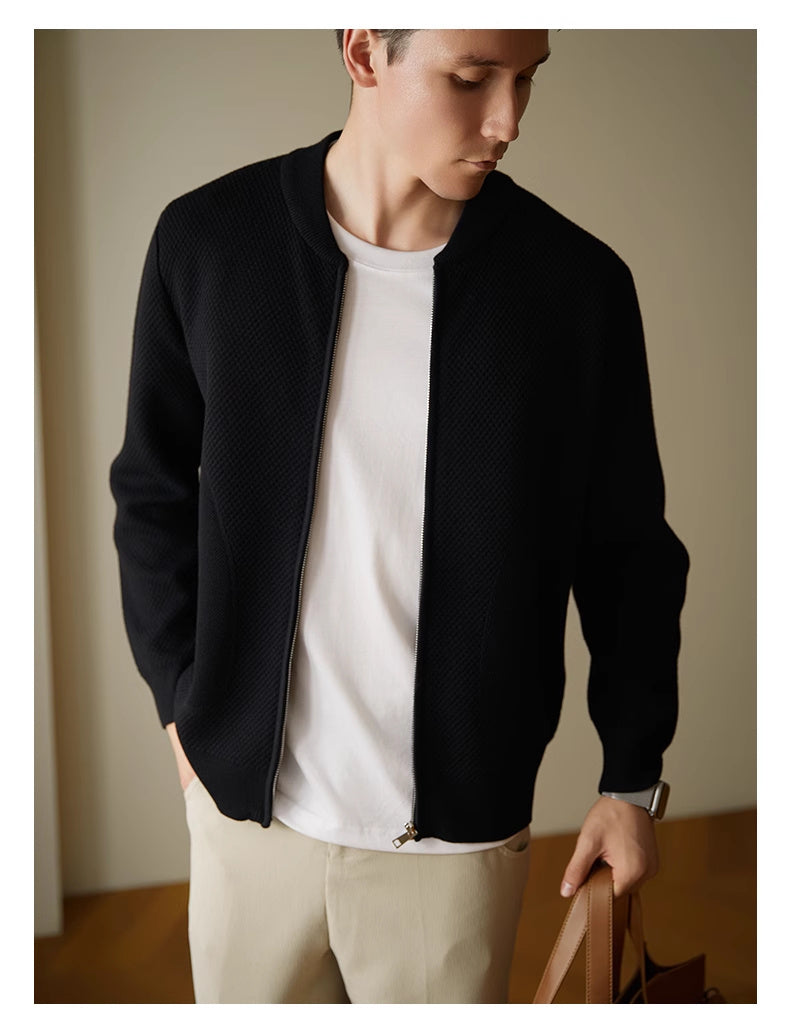 Men's Loose Casual Wool Knit Cardigan Jacket