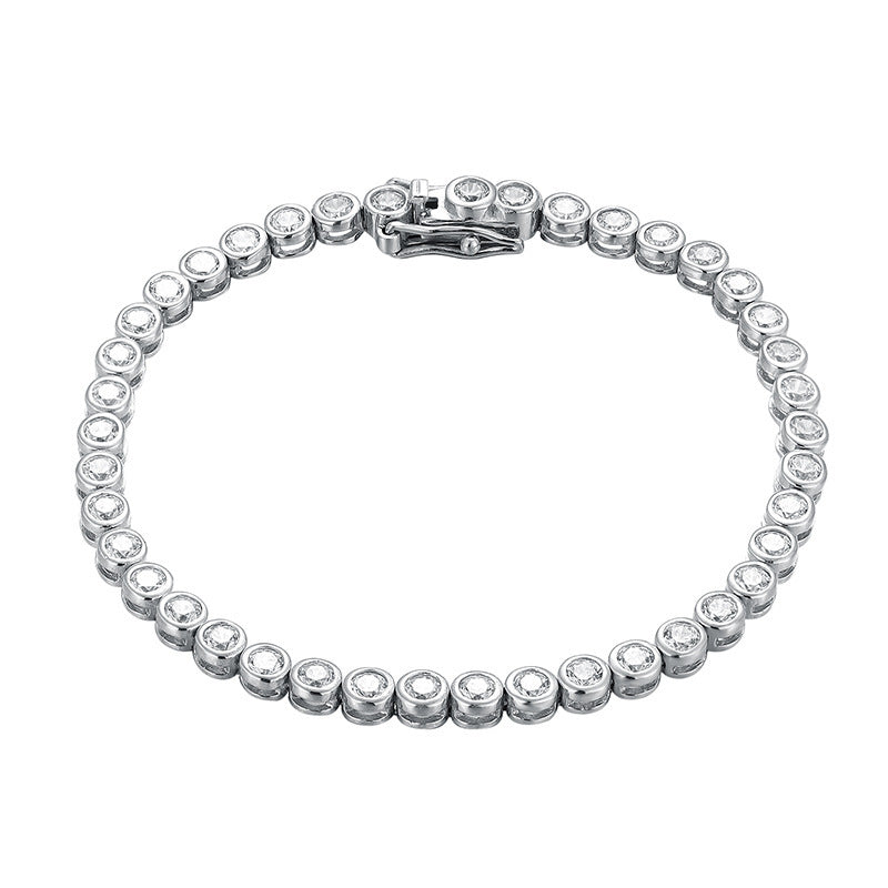 Bubble Diamond Diamond Bracelet Women's Sterling Silver