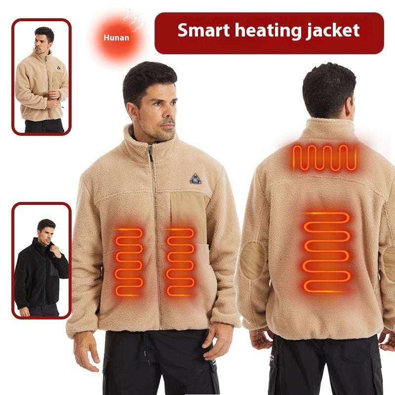 Smart Heating Coat Three-control Four-zone Electric Heating Warm Coat